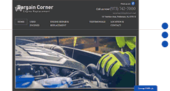 Desktop Screenshot of bargaincornerenginenj.com